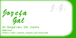 jozefa gal business card